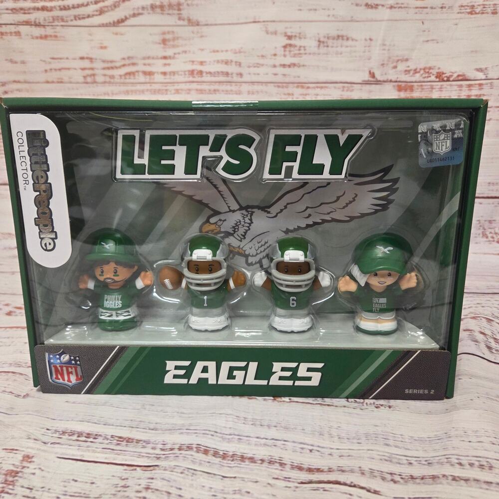 Fisher-Price LIttle People Collector Philadelphia Eagles Let's Fly Figure Set